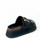 Flatform παντόφλες με τοκάδες σε Μαύρο