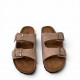 Γυναικεία Ανατομικές Παντόφλες με Διπλή Αγκράφα-Μπ΄εζ