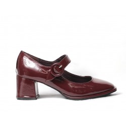 Mary jane pumps in Burgundy 