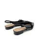 Slingback μπαλαρίνες με φιογκάκι σε Μαύρο