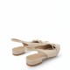 Slingback μπαλαρίνες με φιογκάκι σε Μπέζ