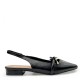 Slingback μπαλαρίνες με φιογκάκι σε Μαύρο