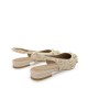 Slingback γοβάκια με τρούκς σε Μπέζ