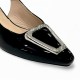 Slingback Γόβες Λουστρίνι σε Μαύρο