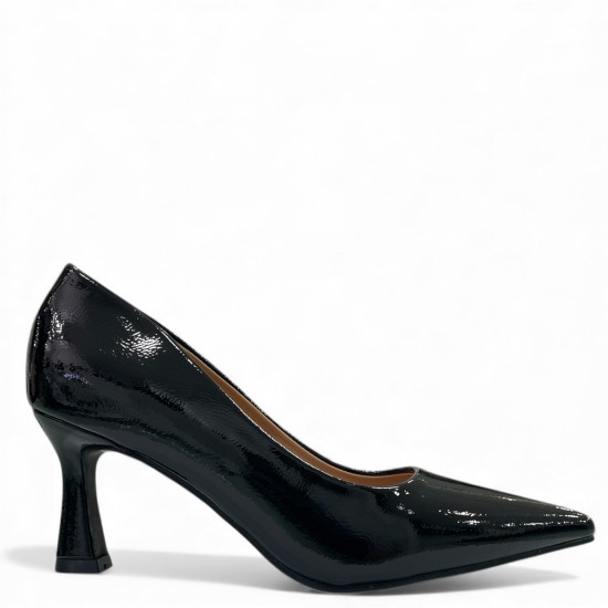 Μαύρη Λουστρίνι Γόβα