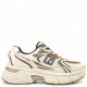 Chunky Sneaker Μπεζ με Καφέ Λεπτομέρειες