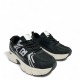 Chunky Sneaker Μαύρο με Ασημί Λεπτομέρειες