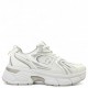 Chunky Sneaker Λευκό με Ασημί Λεπτομέρειες