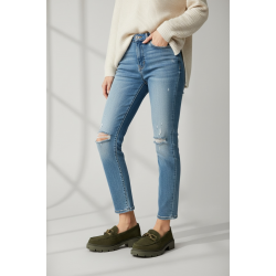 Suede Loafers με Chunky Σόλα και Διακοσμητική Αλυσίδα–Πράσινο