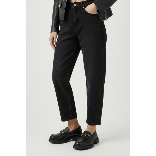 Γυναικεία Μαύρα Loafers με αγκράφα Bronze - Μαύρο