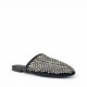Γυναικεία Mules Crochet με Strass - Μαύρο