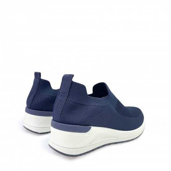 Sock Sneakers in Navy Blue