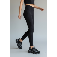 Γυναικεία Chunky Sneakers Μαύρο με Ανθρακί Λεπτομέρειες