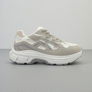 Chunky Sneakers Beige/Off-White με Suede Επενδύσεις & Mesh