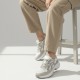 Chunky Sneakers Beige/Off-White με Suede Επενδύσεις & Mesh