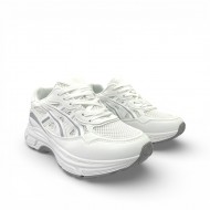 Γυναικεία Chunky Sneakers σε Λευκό/Ασημί