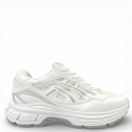 Γυναικεία Chunky Sneakers σε Λευκό/Ασημί