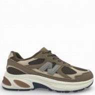 Γυναικέια Sneakers σε Καφέ με Μπέζ Λεπτομέρειες