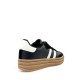 Sneakers Δίσολα με ρίγες σε Μαύρο
