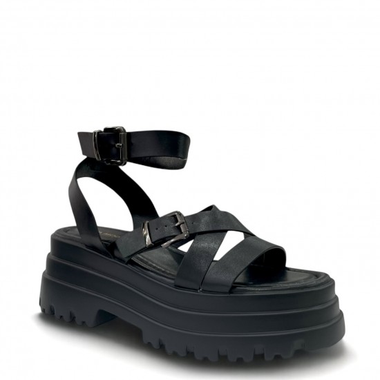 Σανδάλια Flatform σε Μαύρο