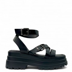 Σανδάλια Flatform σε Μαύρο