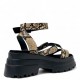 Σανδάλια Flatform σε Snakeprint