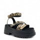 Σανδάλια Flatform σε Snakeprint
