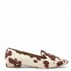 Μοκασίνια με ponyskin σε Καφέ Cowprint