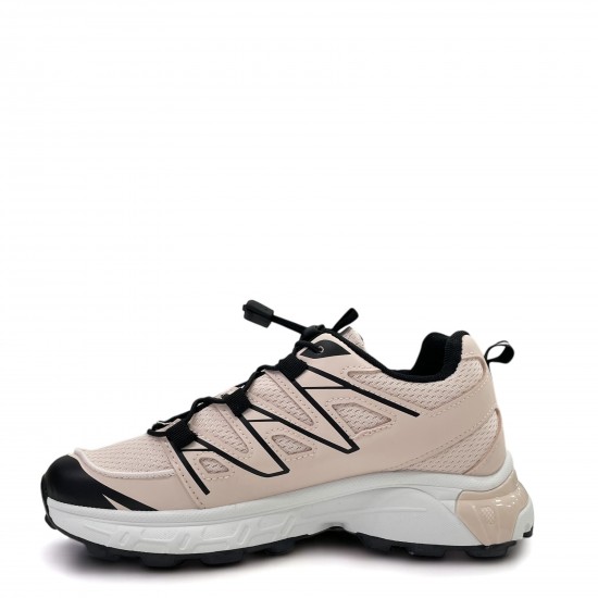 Sneakers με ελαστικά κορδόνια σε Ρόζ