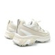 Sneakers με ελαστικά κορδόνια σε Μπέζ