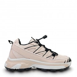Elastic Lace Sneakers in Pink