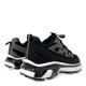 Sneakers με ελαστικά κορδόνια σε Μαύρο