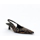 Μυτερές open heel γόβες σε Λεοπάρ