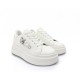 Δίπατα Sneakers με διακοσμητική καρφίτσα σε Ασημί