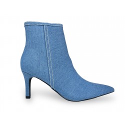 Pointed toe Ankle boots Blue jean