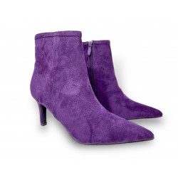 Pointed toe Ankle boots Purple