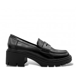 Black Chunky Loafers 