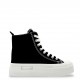 Sneakers μποτάκια δίσολα σε Μαύρο