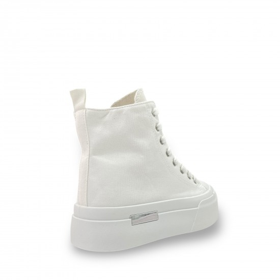 Sneakers μποτάκια δίσολα σε Λευκό