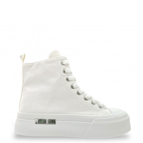 Sneakers μποτάκια δίσολα σε Λευκό