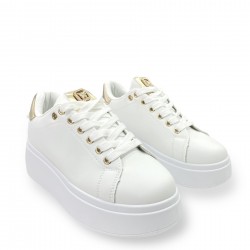 Oversized Sneakers with gold details