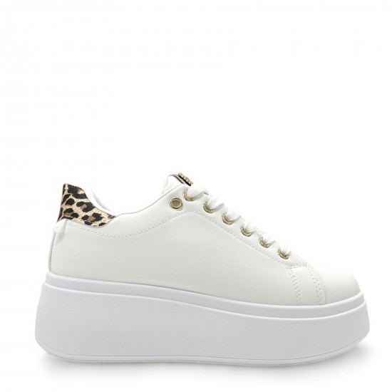 Sneakers δίσολα με διακοσμητικό από strass 