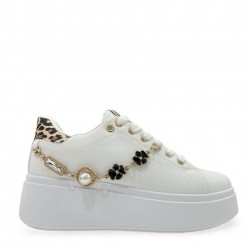 Oversized Sneakers with animal print