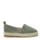 Flat Espadrilles in Green
