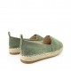 Flat Espadrilles in Green