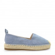 Flat Espadrilles in Light Blue