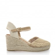 Platform espadrilles in Camel