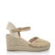 Platform espadrilles in Camel