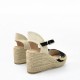 Platform espadrilles in Black