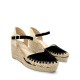 Platform espadrilles in Black